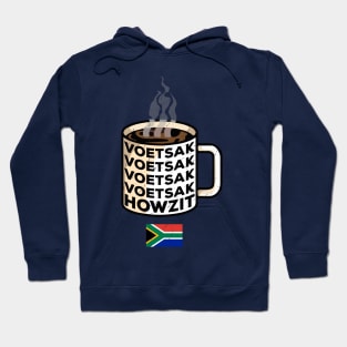 Coffee Warning Voetsek South Africa Funny Howzit Hoodie